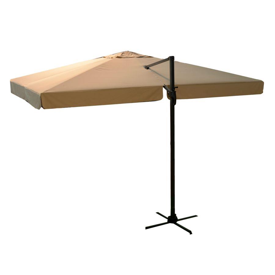 Ombrellone alluminio Virginia palo laterale sabbia