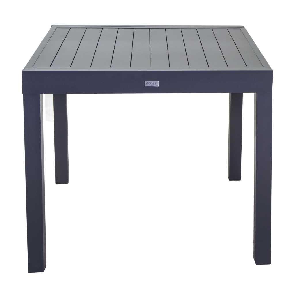 Tavolo alluminio VALENZA allungabile antracite