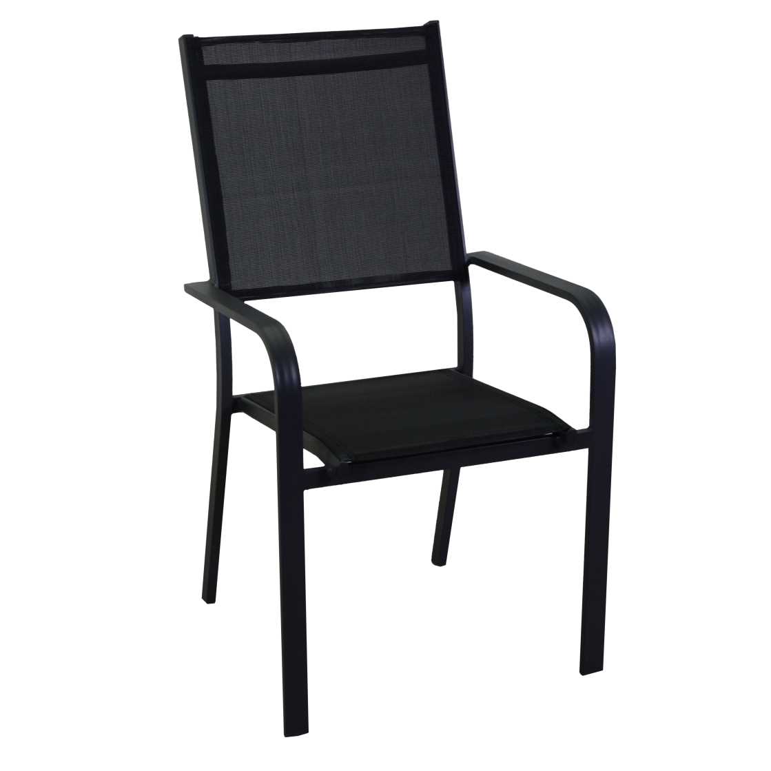 Poltrona alluminio Gelso antracite cm56x52h98