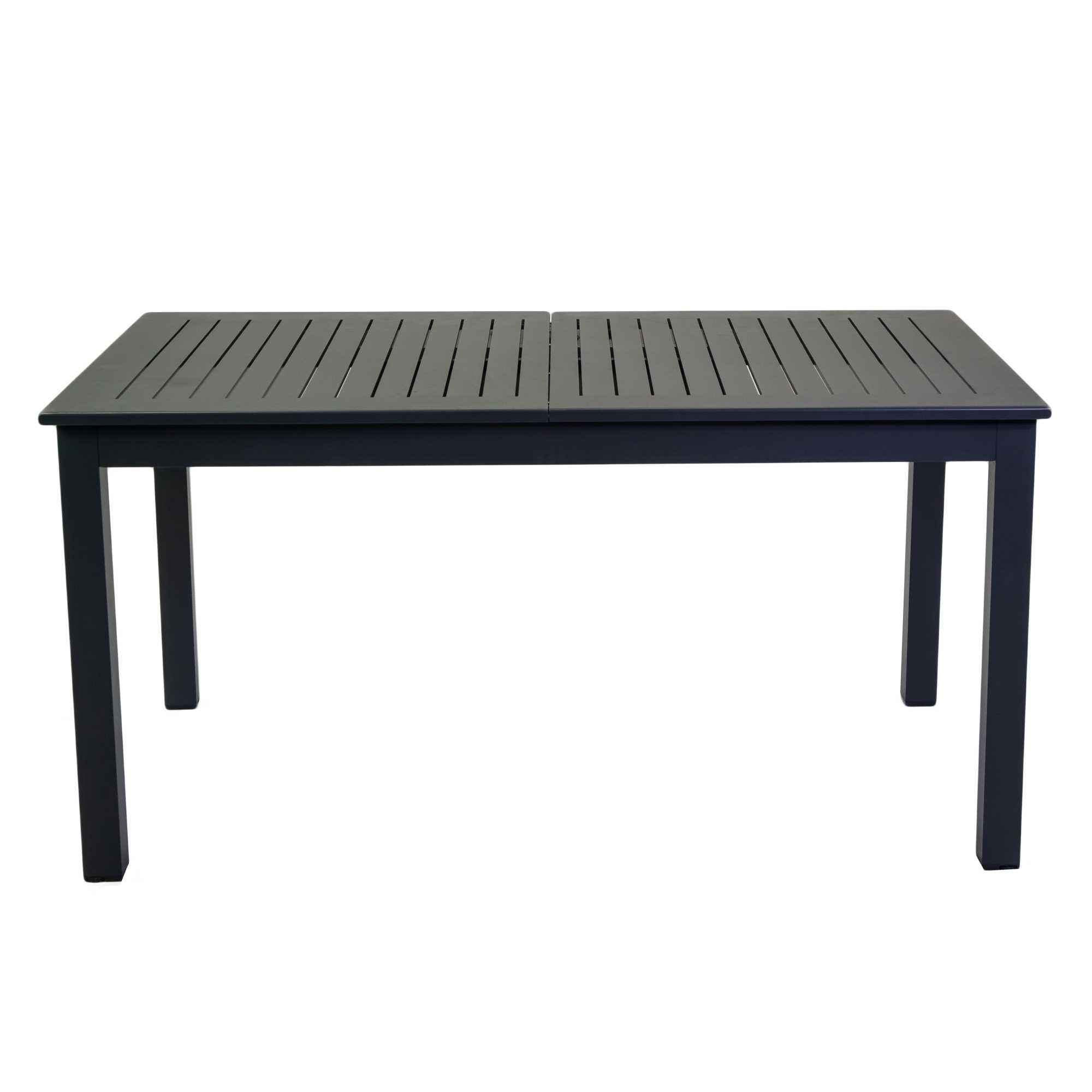 Tavolo alluminio Monterey allungabile antracite cm150/210x89h75