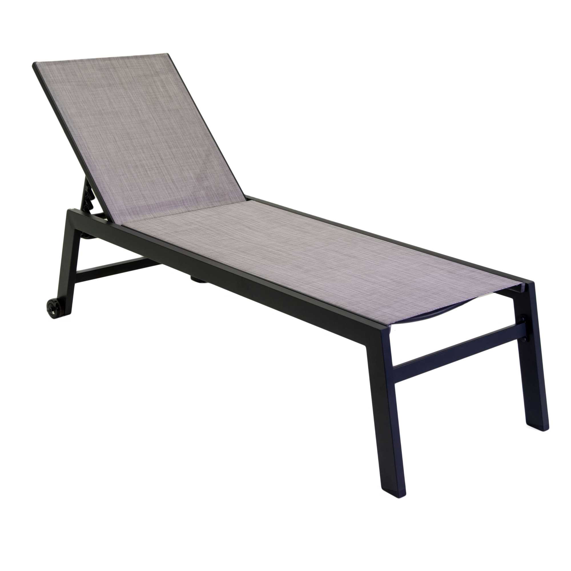 Lettino alluminio textilene FRAMURA antracite