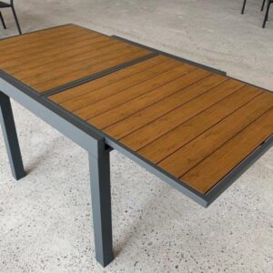 TAVOLO VILLANOVA ALLUNG. 90/180X90CM BROWN