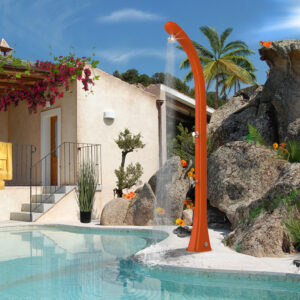 Doccia Solare Felicity One con Lavapiedi